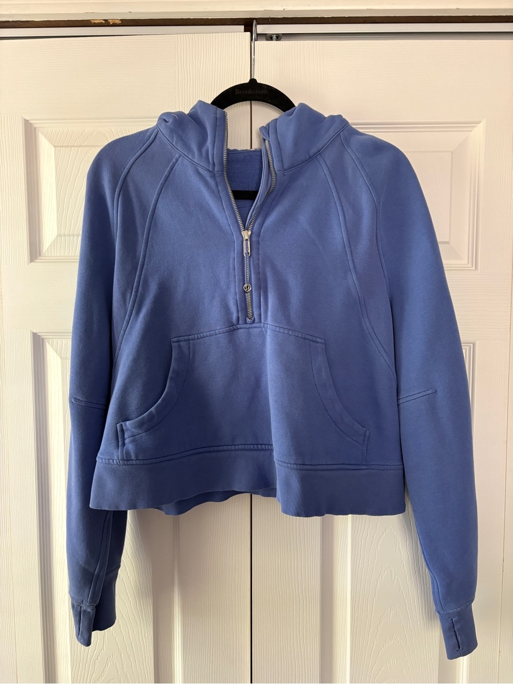 lululemon athletica Scuba Periwinkle Half-Zip Hooded Sweatshirt